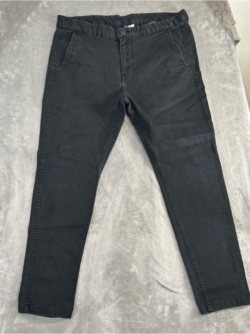 Divided‎ By H&M Men's Stretch Slim Fit Pants Color Black Size 36